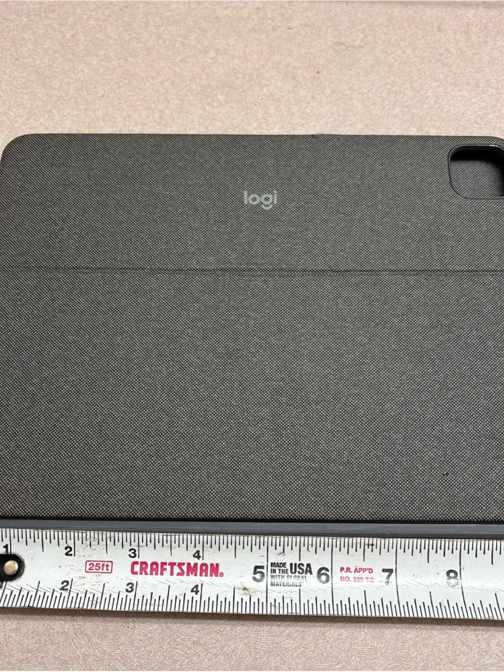 Logitech Combo Touch Backlit Keyboard for iPad AIR YU0048 820-009639 UNTESTED